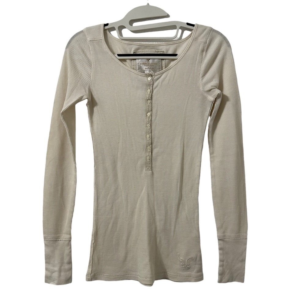 American‎ Eagle Y2K Bella Swan Twilight Breaking Dawn Outfit Henley Top Size XS